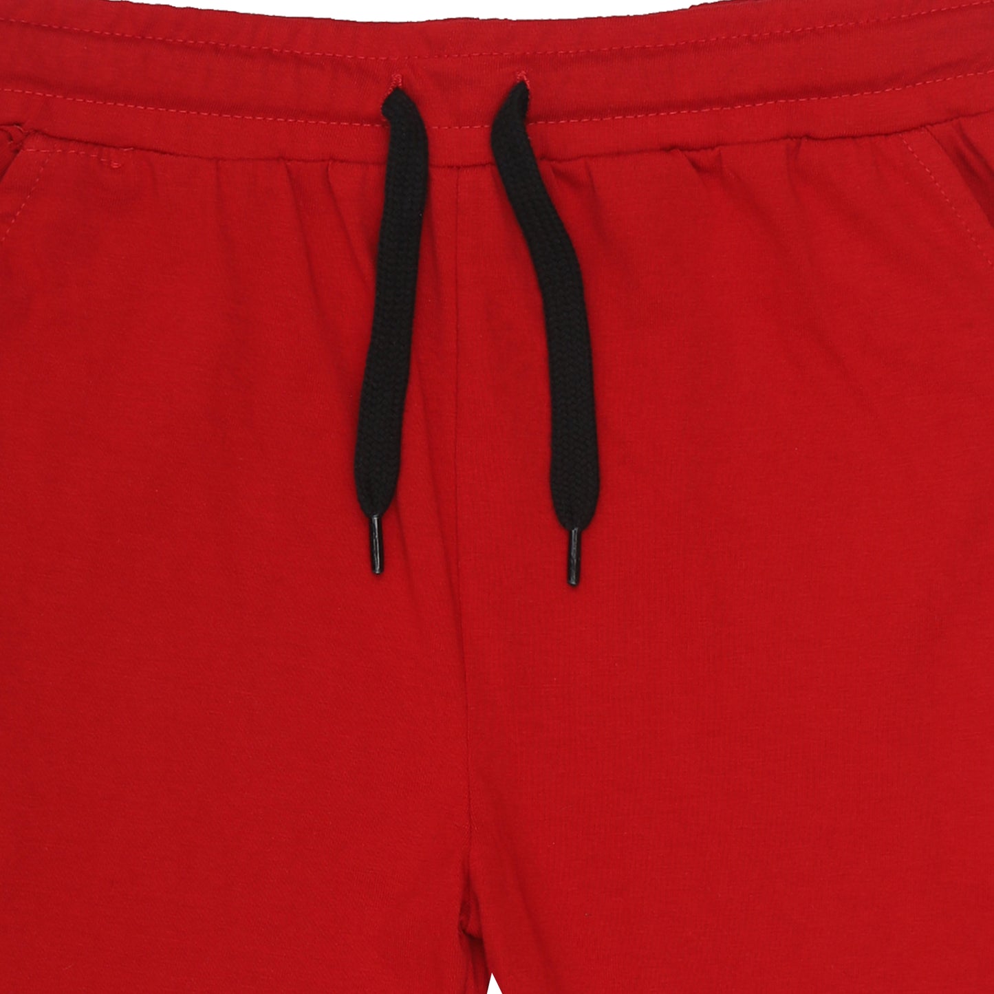 Chilins-boys-Cotton-Shorts-Grey-&-Red