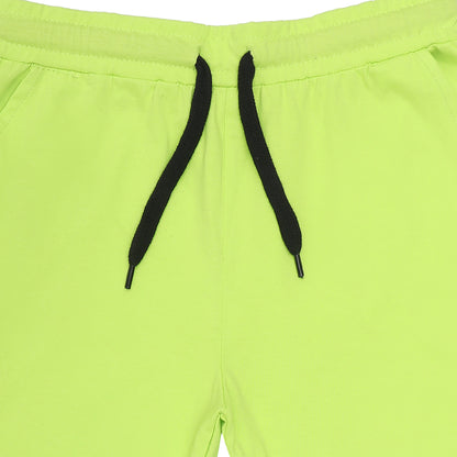 Chilins-boys-Cotton-Shorts-Green-&-Blue