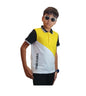 Chilins Boys Polo Tshirt, Color- Yellow & White
