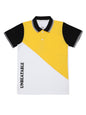 Chilins Boys Polo Tshirt, Color- Yellow & White